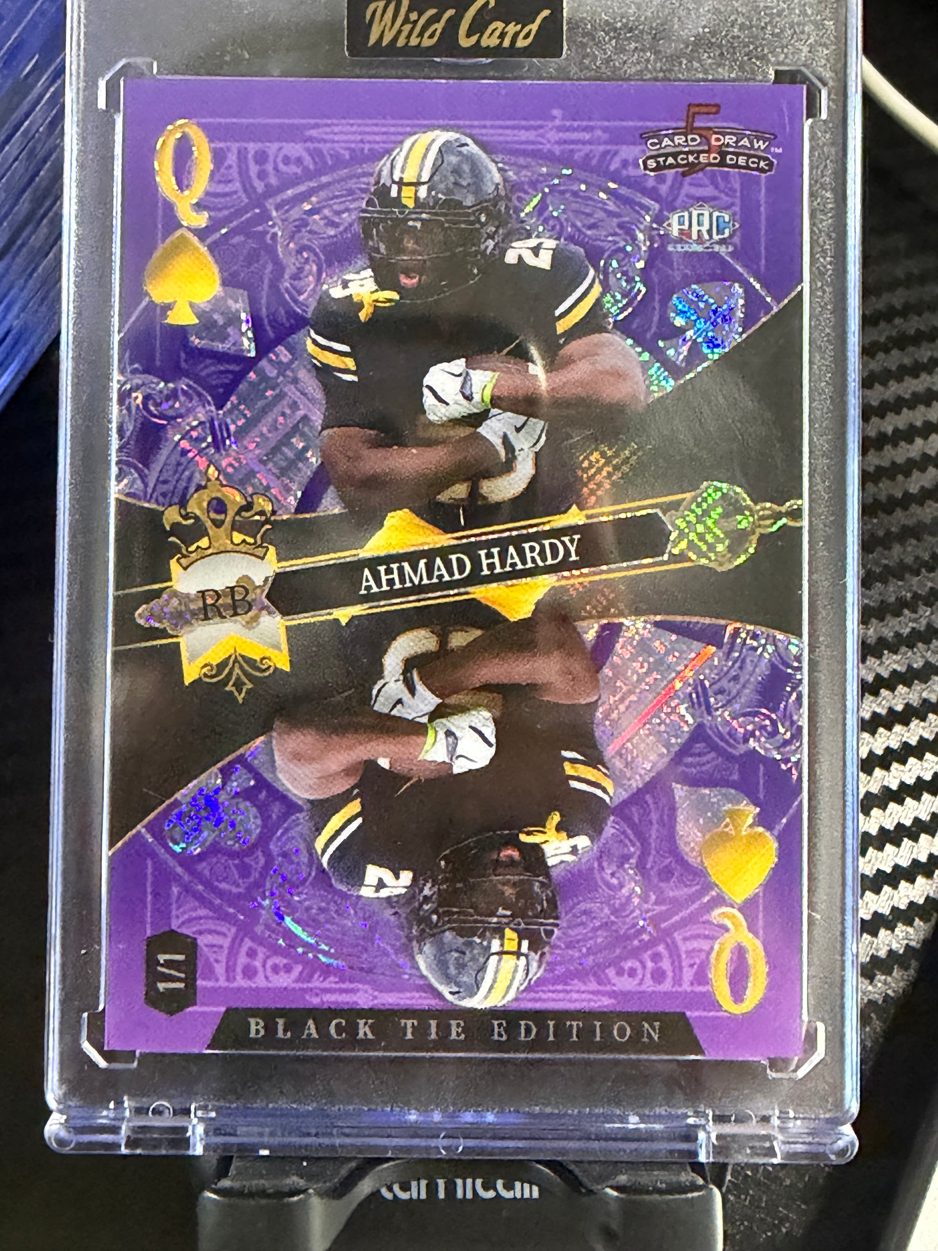 Wild Card 5 Card Draw Black Tie Ahmad Hardy 1/1 Mirrored