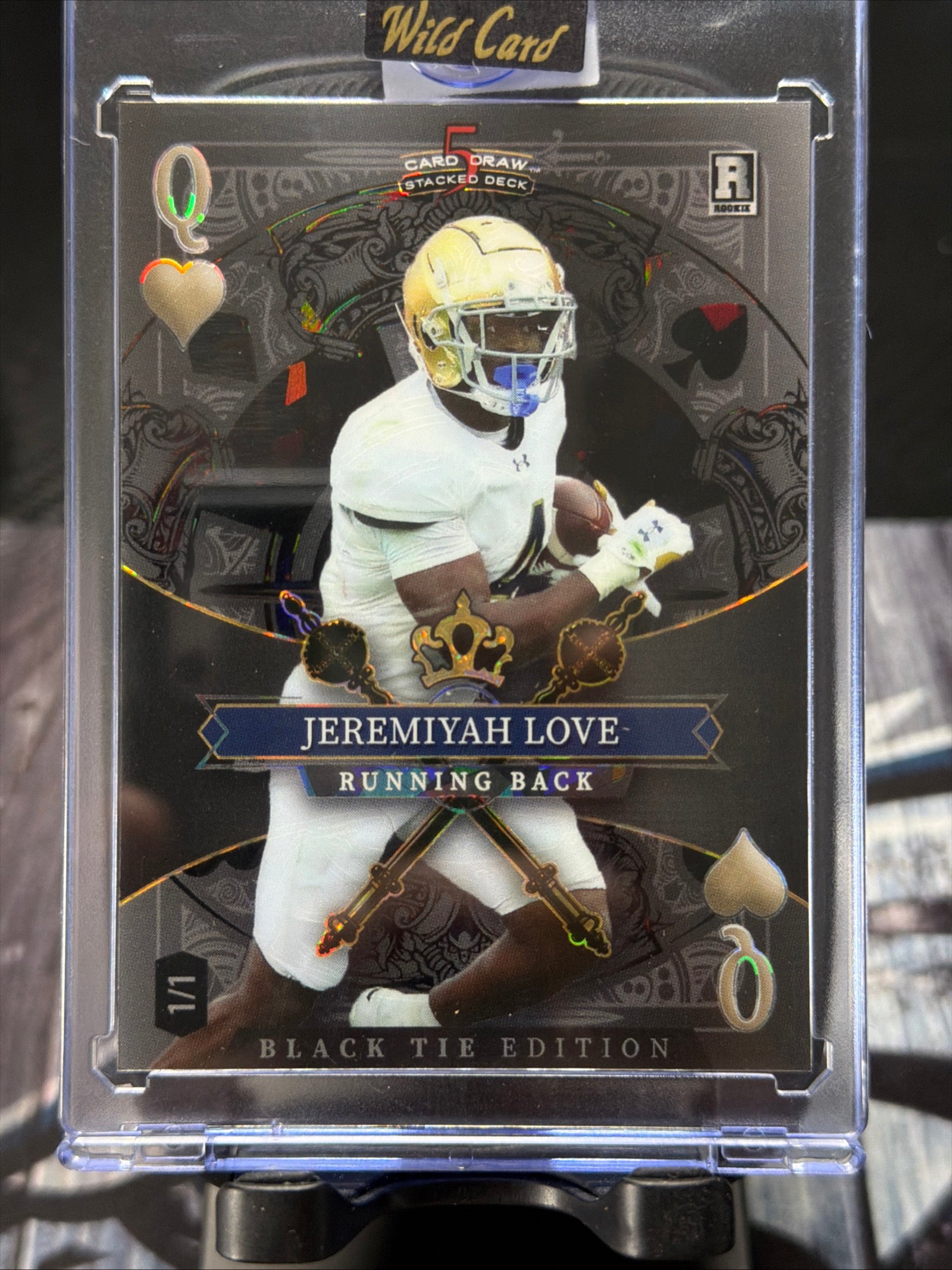 Jeremiyah Love Wild Card 5 Card Draw Stacked Deck 1/1