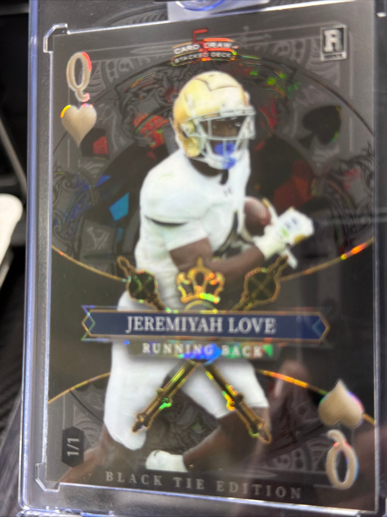 Jeremiyah Love Wild Card 5 Card Draw Stacked Deck 1/1